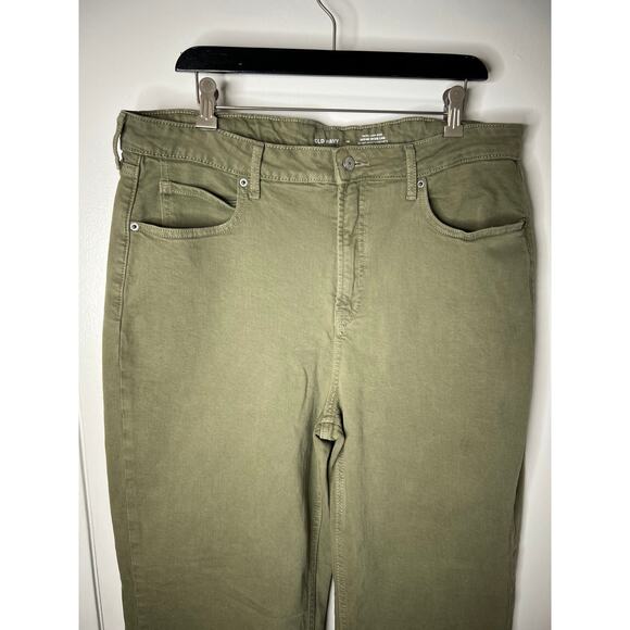 Old Navy Women's Extra High Rise Sky-Hi Wide Leg Jeans ~ Size 16 - Picture 2 of 7